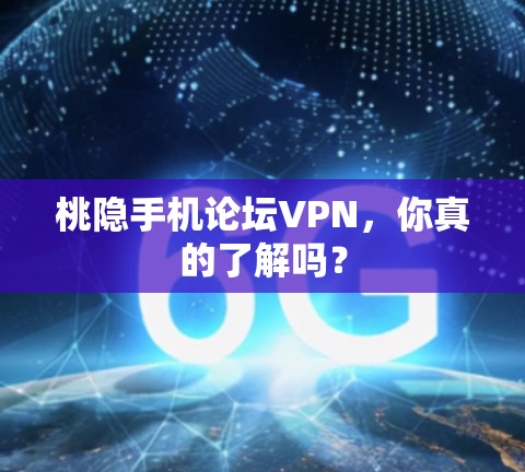 桃隐手机论坛VPN,你真的了解吗?