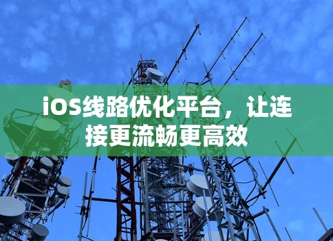 iOS线路优化平台,让连接更流畅更高效